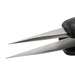 ESD Foam Tweezers, Style 3C, Anti-Acid/Anti-Mag, SS, Fine, Pointed, 4.3"